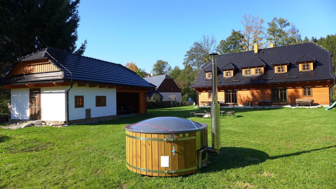 Roubenka Pod Capim Vrchem Villa Velké Losiny Dış mekan fotoğraf